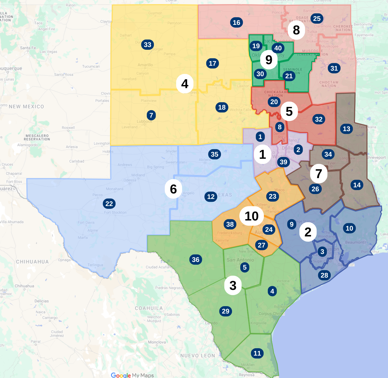 District Map - October 2025